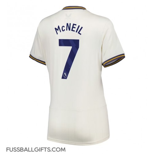 Everton Dwight McNeil #7 Fußballbekleidung 3rd trikot Damen 2024-25 Kurzarm